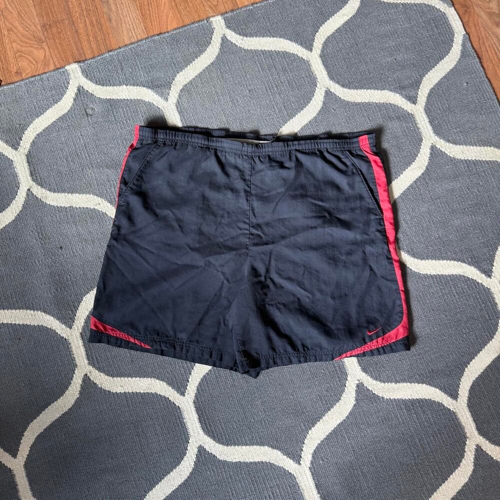 Nike Navy Blue / Red Athletic Shorts